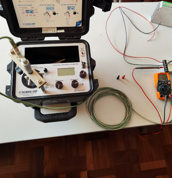 Calibración de sensores y medidores de vibración